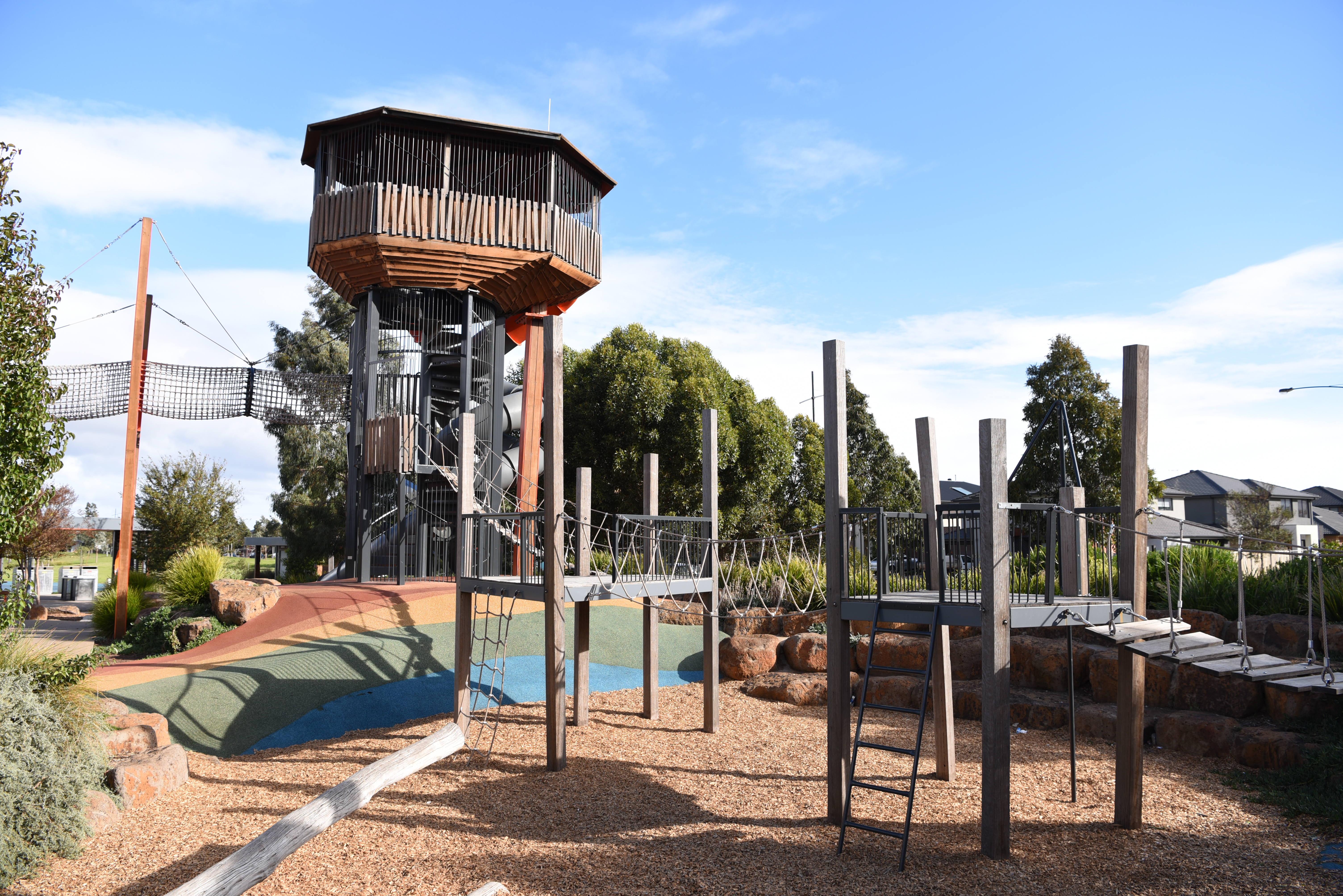 A photo of a playground in Aintree, Victoria